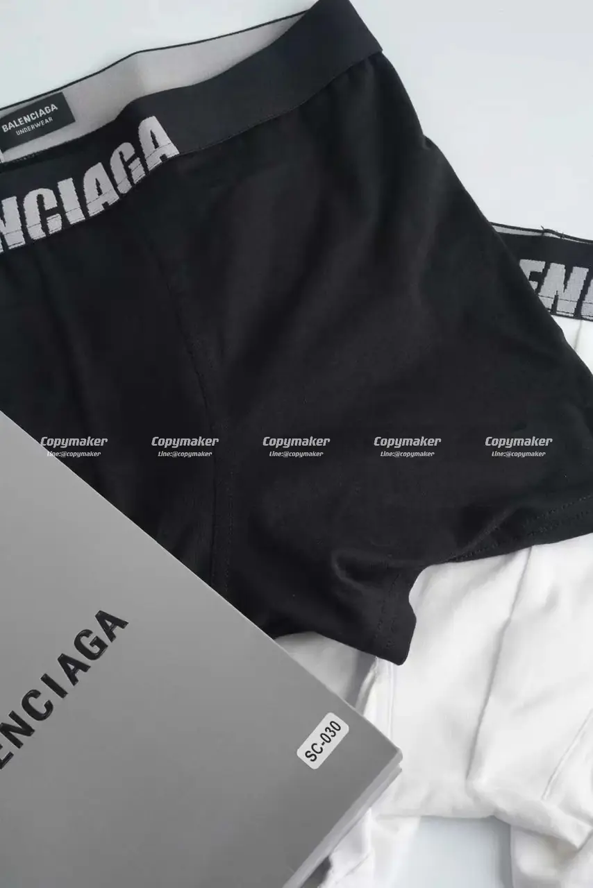 巴黎 BLC 22SS Men’s Boxer 字母 內褲 四角褲 內搭褲 黑白兩色一組