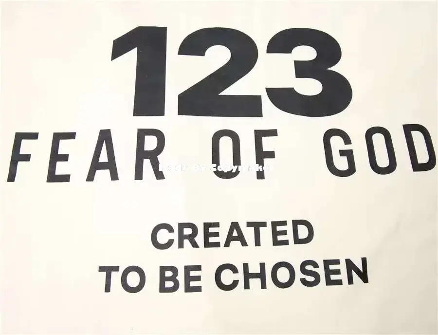 Fear of God x RRR123 聯名 嬰兒 天使 印花 重磅 圓領長袖 T恤