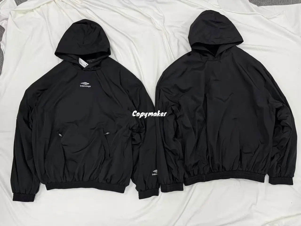 【現貨】巴黎 BLC 24FW 滑雪系列 3B刺繡 防水防風保暖 搖粒絨 套頭衝鋒衣風衣夾克帽T