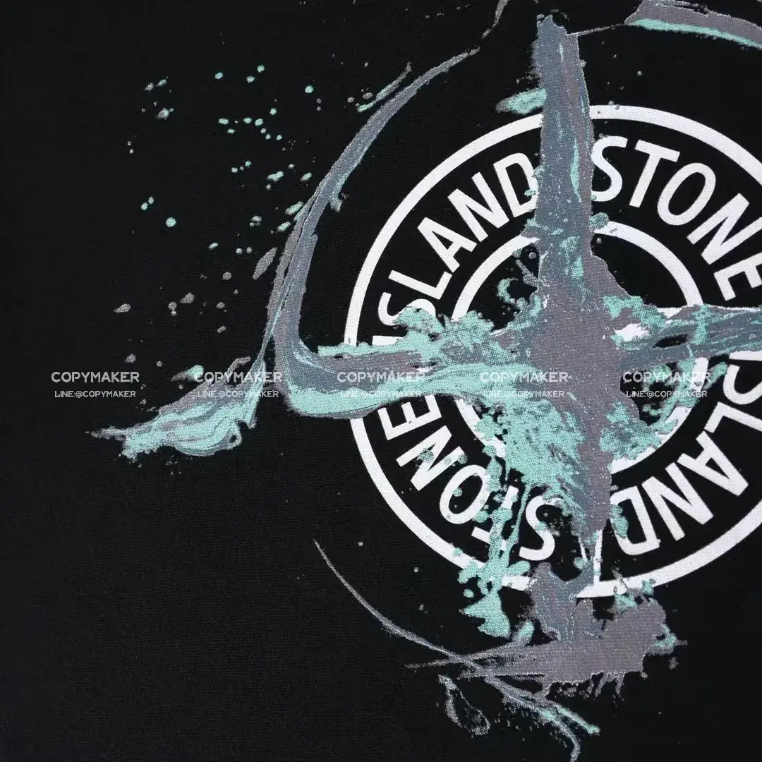 【現貨】STONE ISLAND 21SS 石頭島 溶解水滴潑墨 印花 短袖T恤