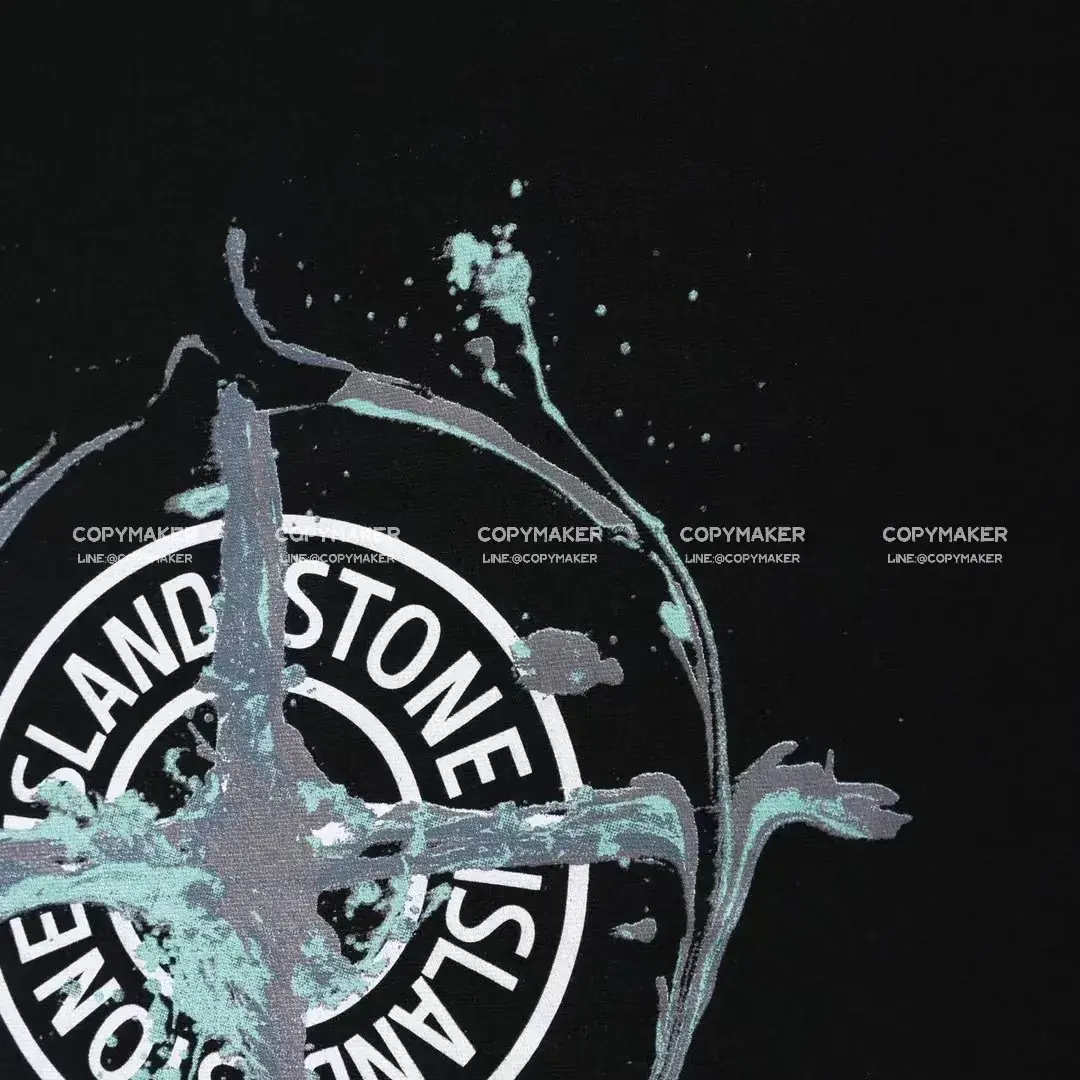 【現貨】STONE ISLAND 21SS 石頭島 溶解水滴潑墨 印花 短袖T恤