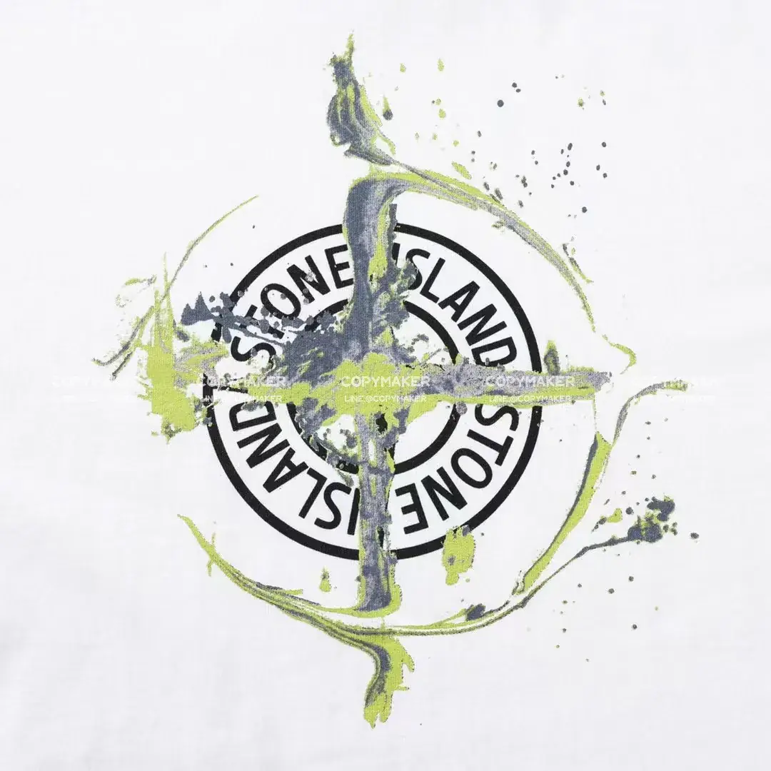 【現貨】STONE ISLAND 21SS 石頭島 溶解水滴潑墨 印花 短袖T恤