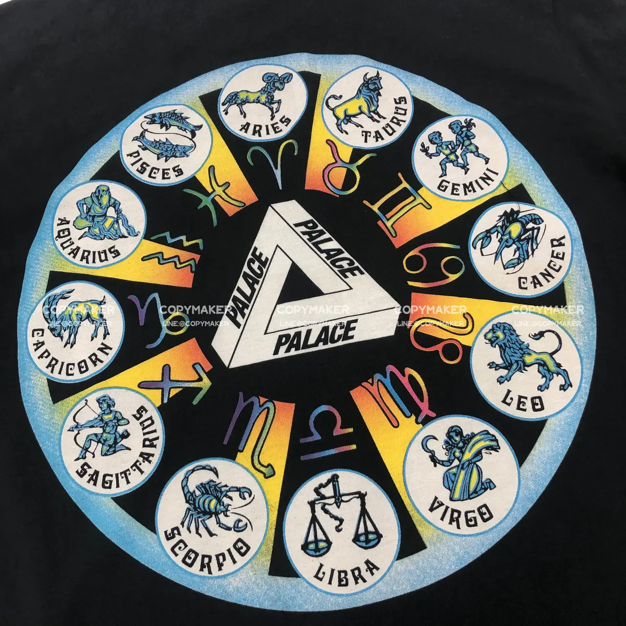PALACE 17SS Zodigac T-Shirt 十二星座印花 大三角 短袖T恤