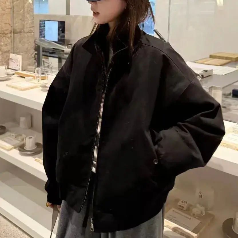 【現貨】PRA 25FW Re-Nylon 再生尼龍 三角標 哈靈頓夾克棉服外套風衣