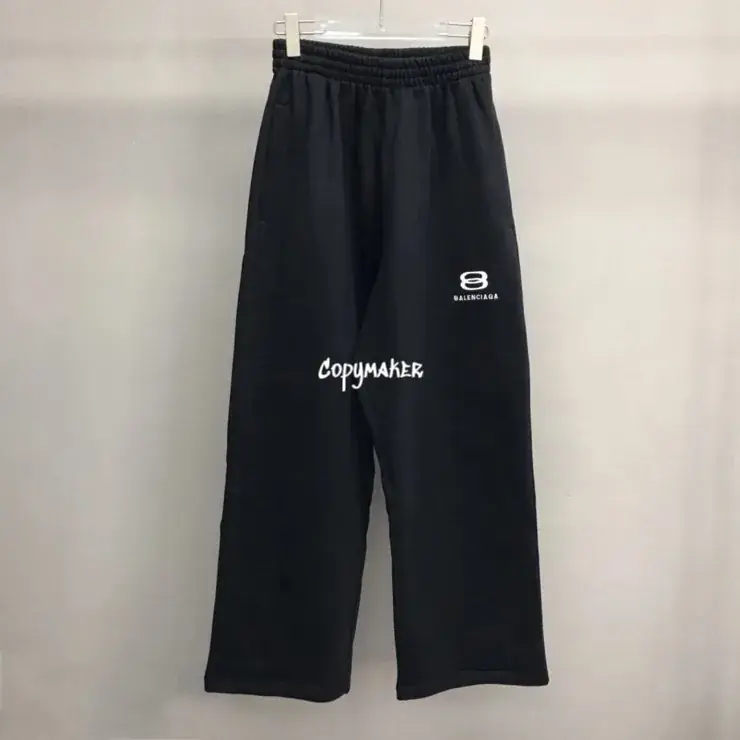 巴黎 BLC 24FW Unity 雙環刺繡字母logo 長褲休閒褲棉褲衛褲 Baggy