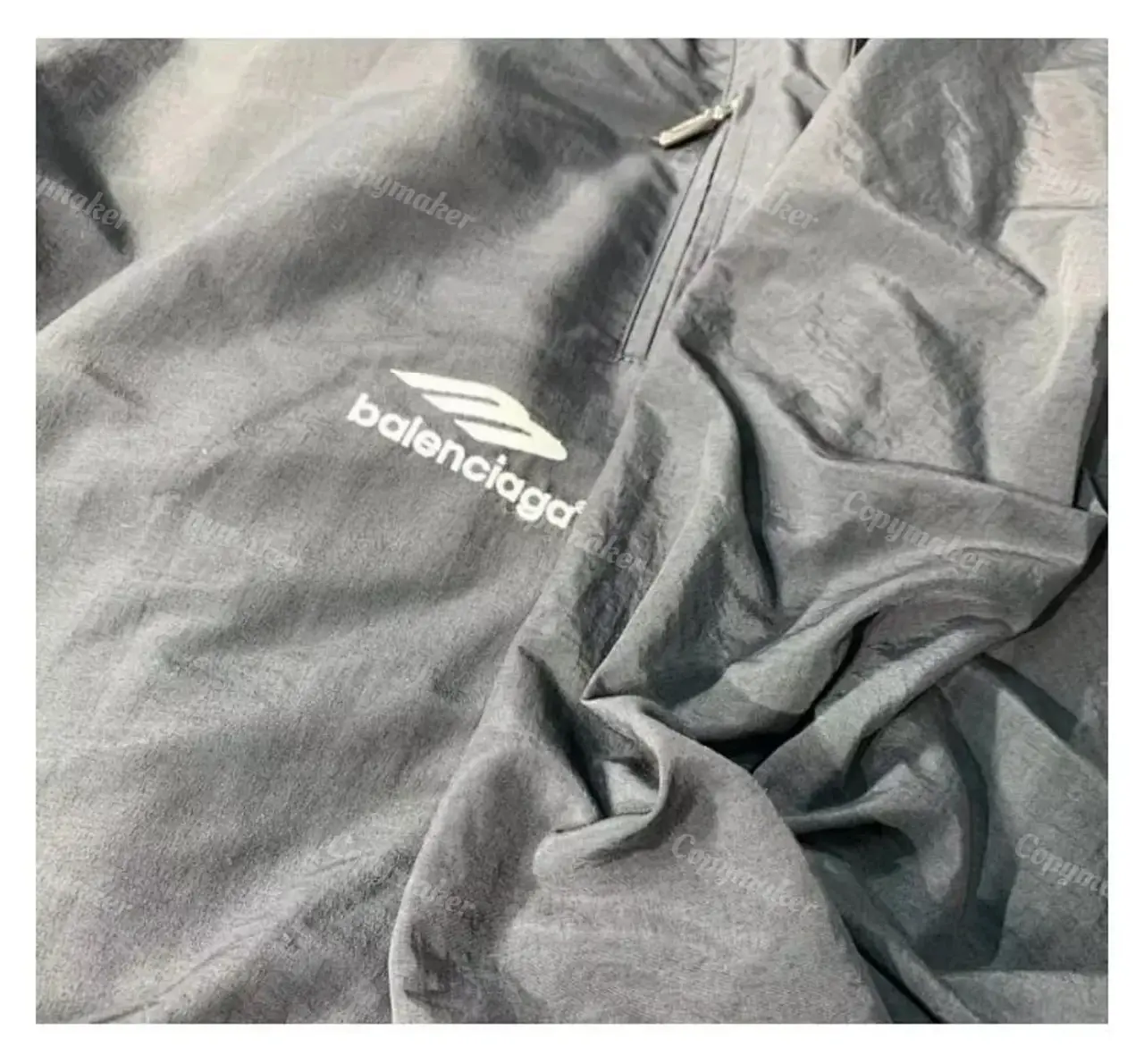 【現貨】巴黎 BLC 22FW 3B Sporty 刺繡logo 尼龍 直筒休閒褲運動褲長褲