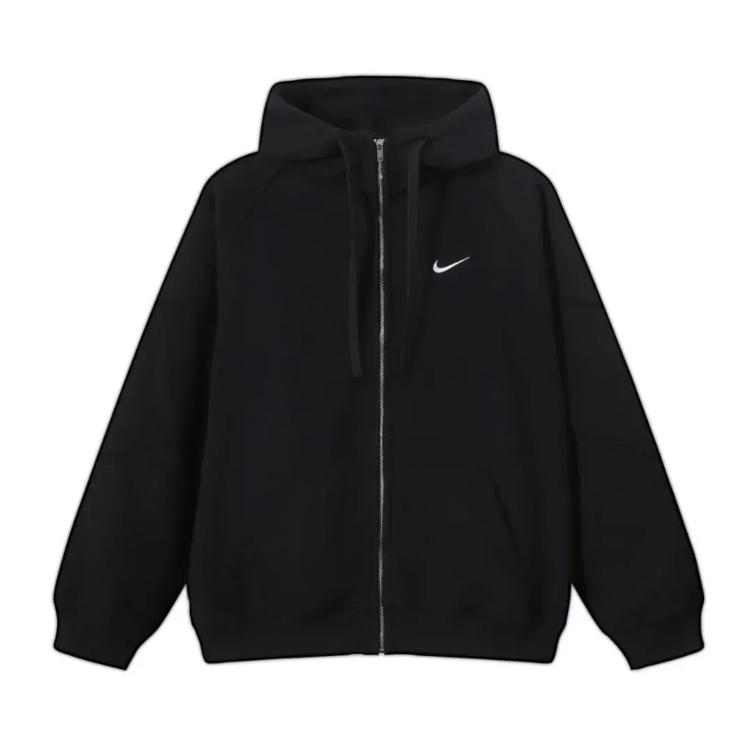【預售】Sup x NK SS25 聯名 大勾勾鉤子 拉鍊夾克連帽外套 黑色/灰色