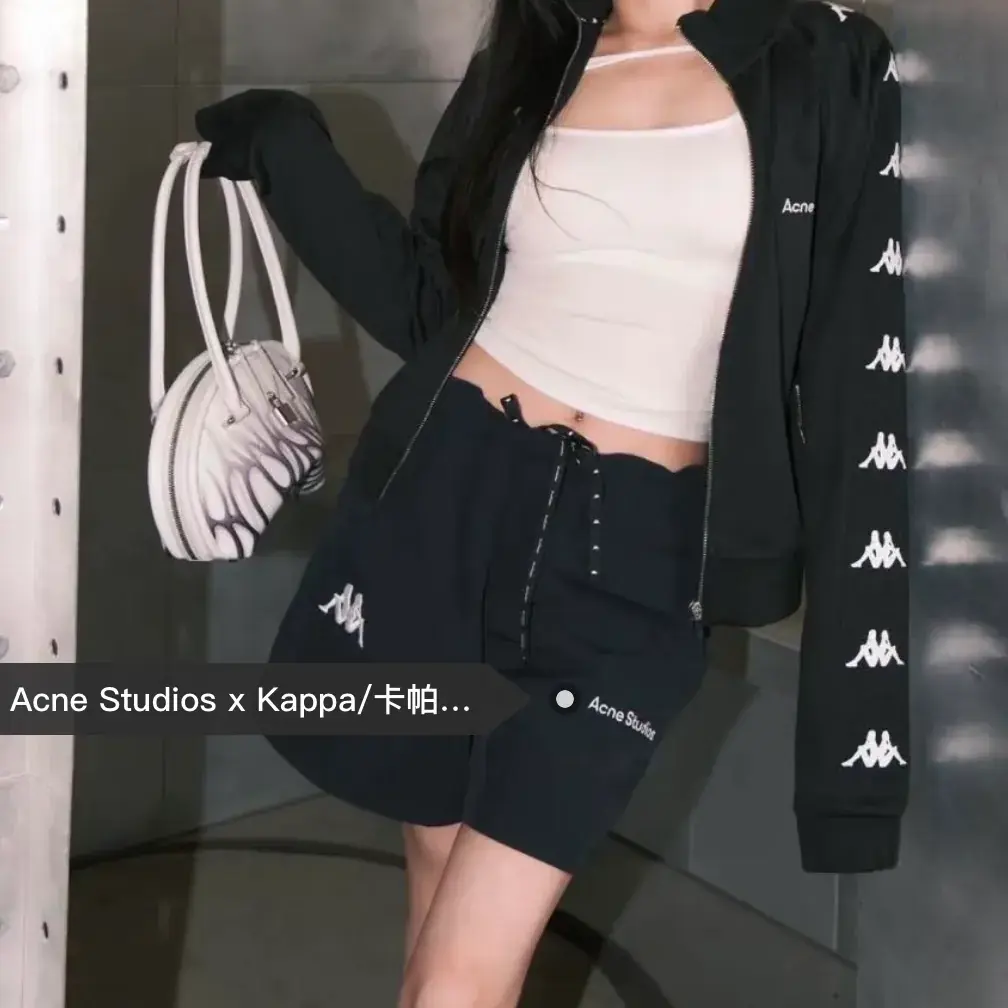 【預售】Acne Studios x Kapa 25SS 聯名logo刺繡 短褲休閒褲運動褲