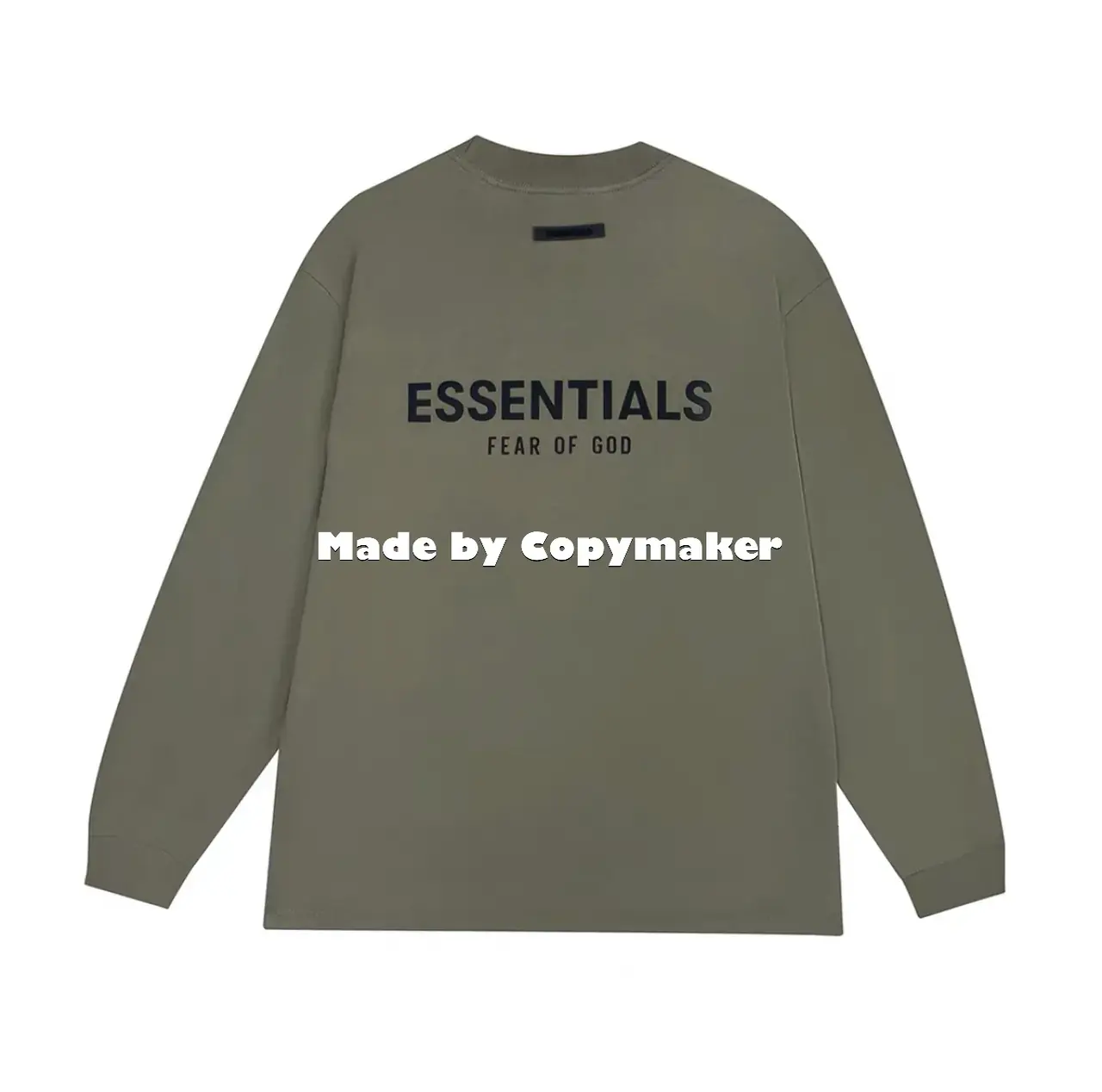 21SS FEAR OF GOD FOG ESSENTIALS 2021 副線 後背印花 長袖 T恤