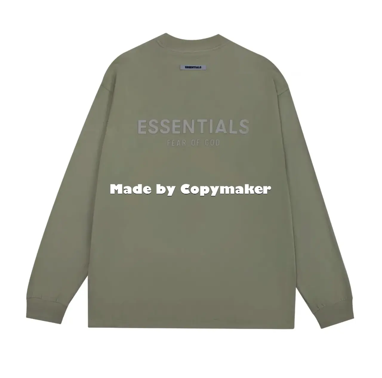 21SS FEAR OF GOD FOG ESSENTIALS 2021 副線 後背印花 長袖 T恤
