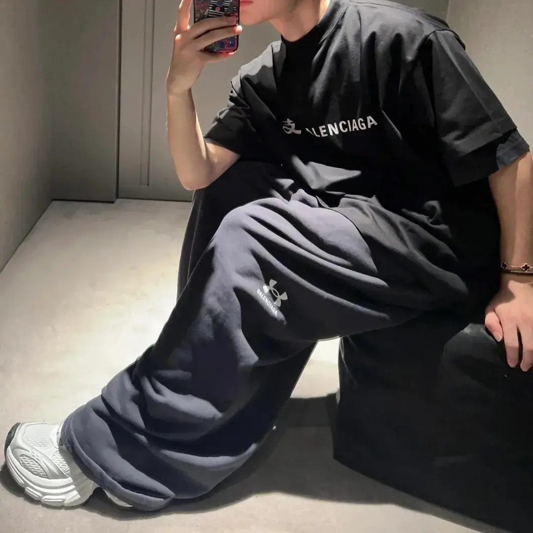 巴黎 BLC x 支付寶 25SS 聯名限量款 雙面字母logo 短袖T恤