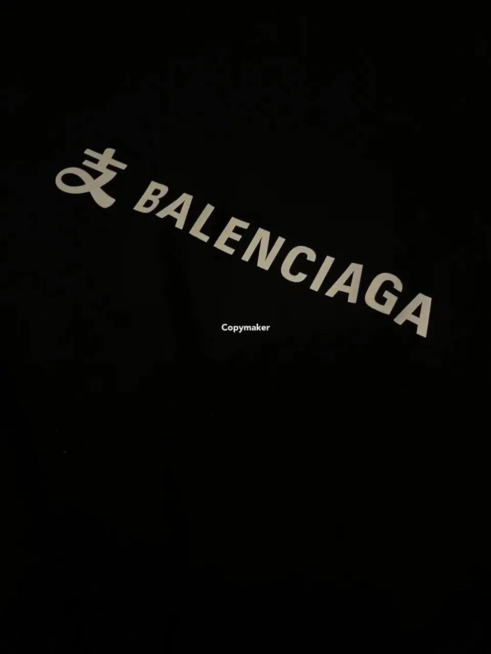 巴黎 BLC x 支付寶 25SS 聯名限量款 雙面字母logo 短袖T恤