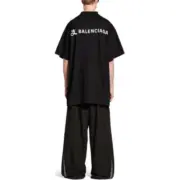 巴黎 BLC x 支付寶 25SS 聯名限量款 雙面字母logo 短袖T恤：圖片 5