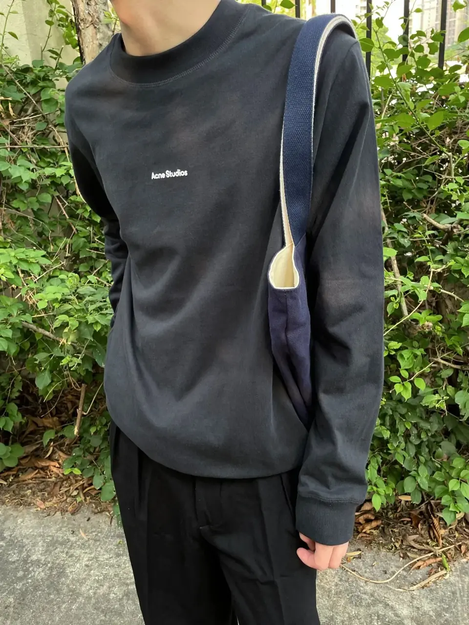 【預售】【雙11新品】Acne Studios 25FW 發泡印花經典logo 素面簡約 圓領純棉短袖T恤