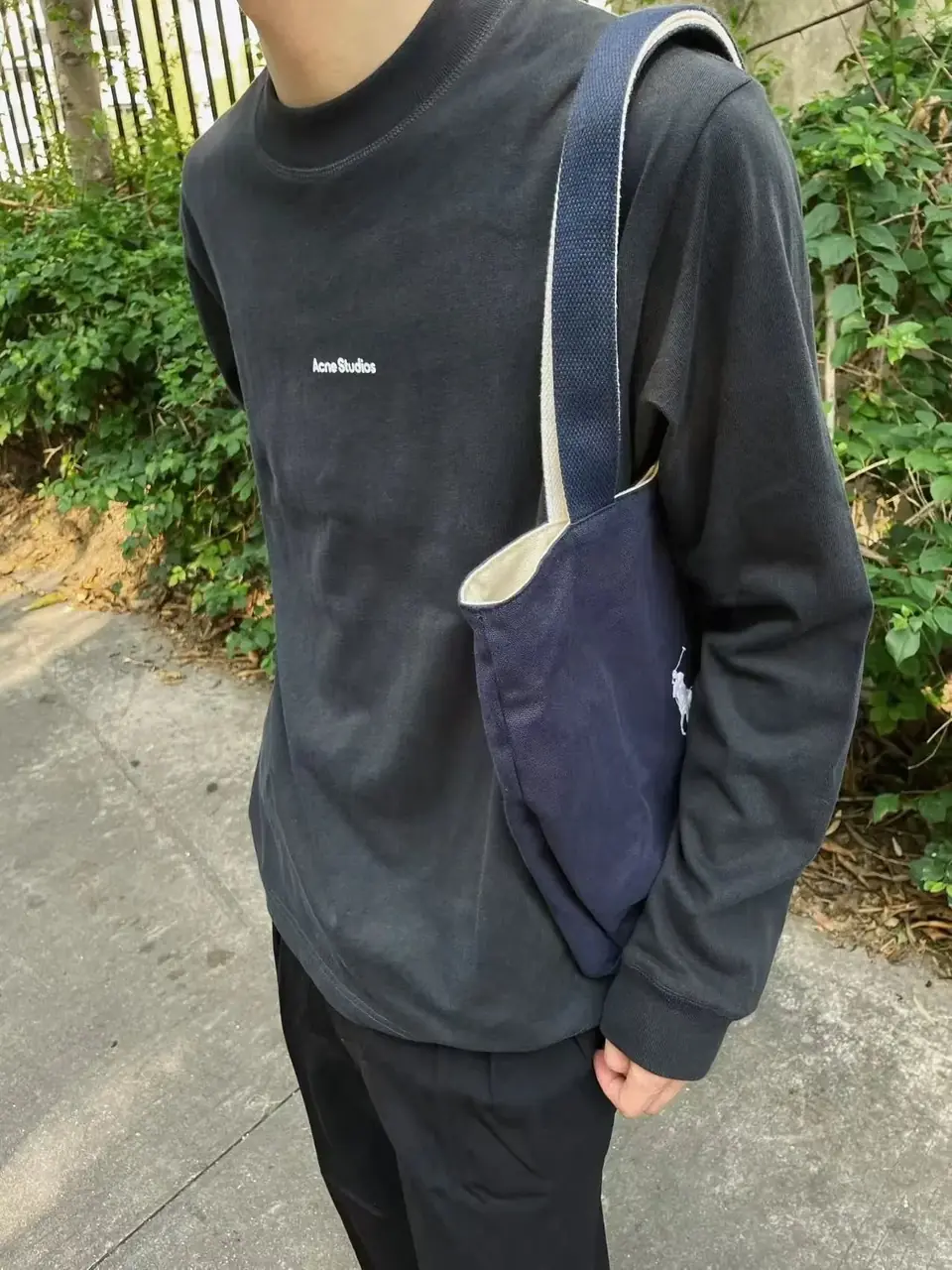 【預售】【雙11新品】Acne Studios 25FW 發泡印花經典logo 素面簡約 圓領純棉短袖T恤