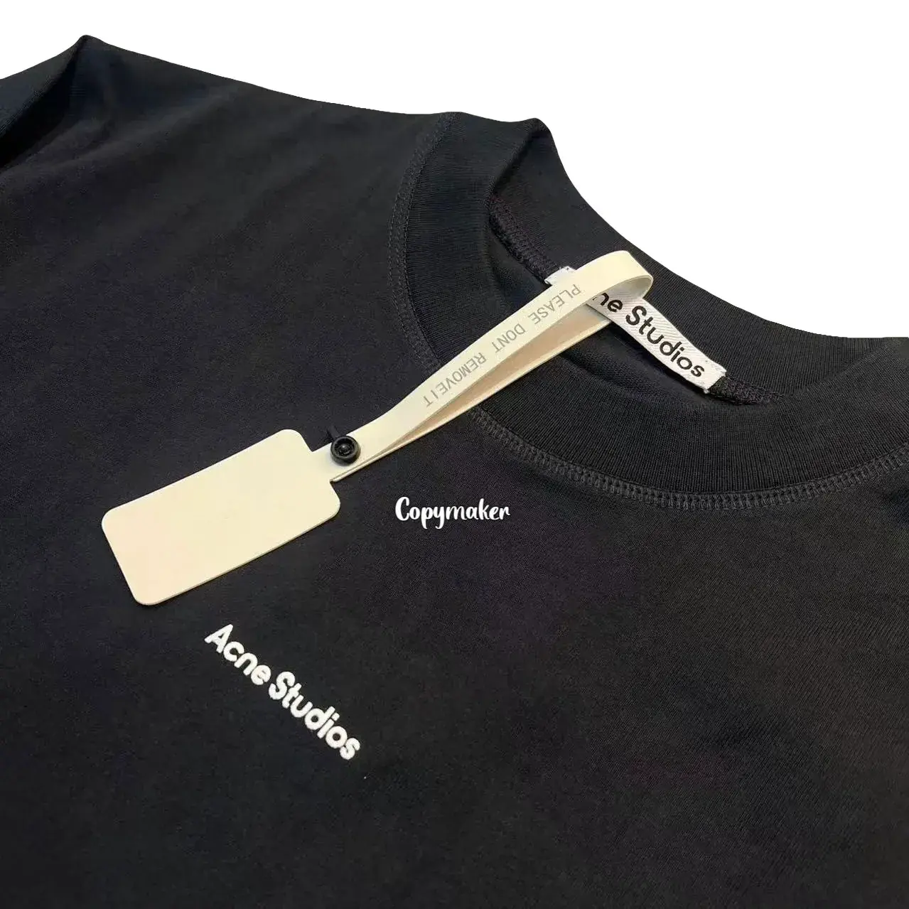 【預售】【雙11新品】Acne Studios 25FW 發泡印花經典logo 素面簡約 圓領純棉短袖T恤