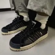 【預售】Neighborhood x CLOT x AD originals Superstar 三方聯名 休閒鞋板鞋 復古 黑呼吸：圖片 5