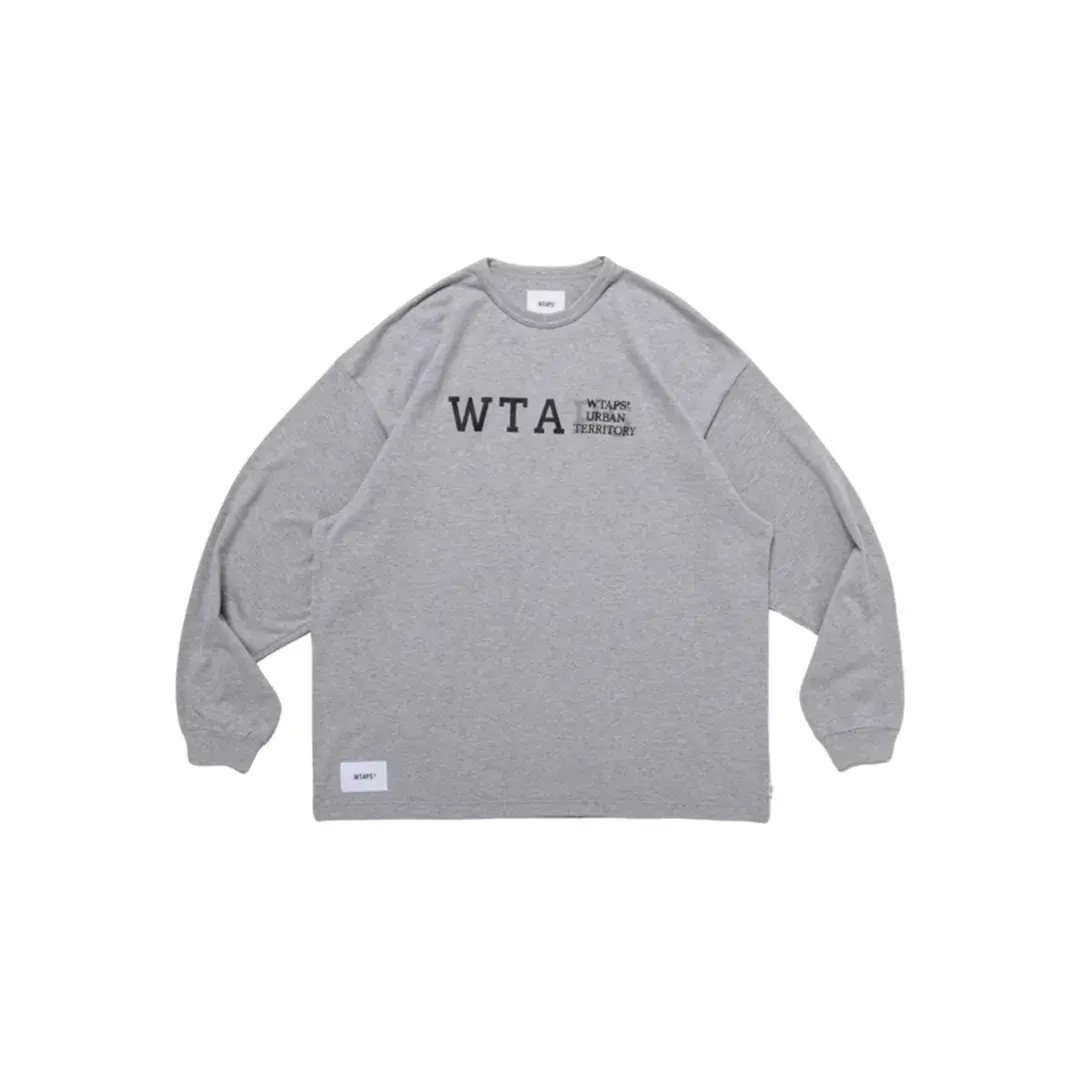 WTAPS 23AW DESIGN 01 LS COTTON COLLEGE 印花字母 長袖T恤