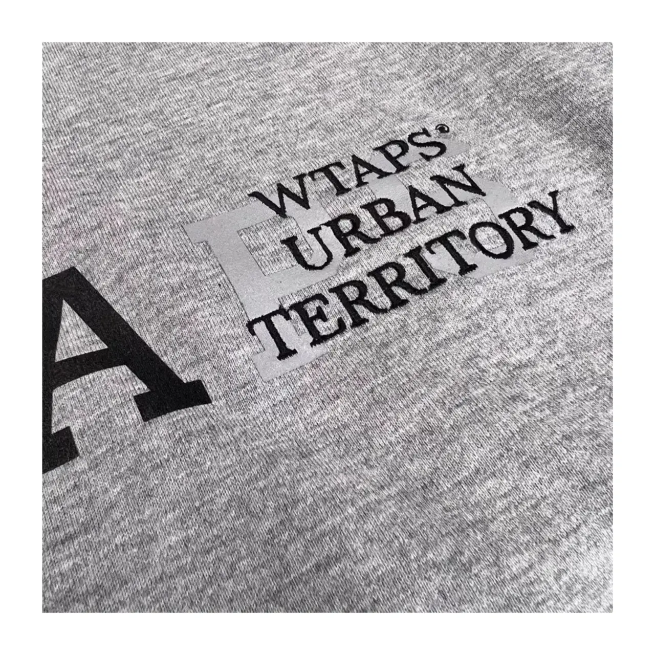 WTAPS 23AW DESIGN 01 LS COTTON COLLEGE 印花字母 長袖T恤