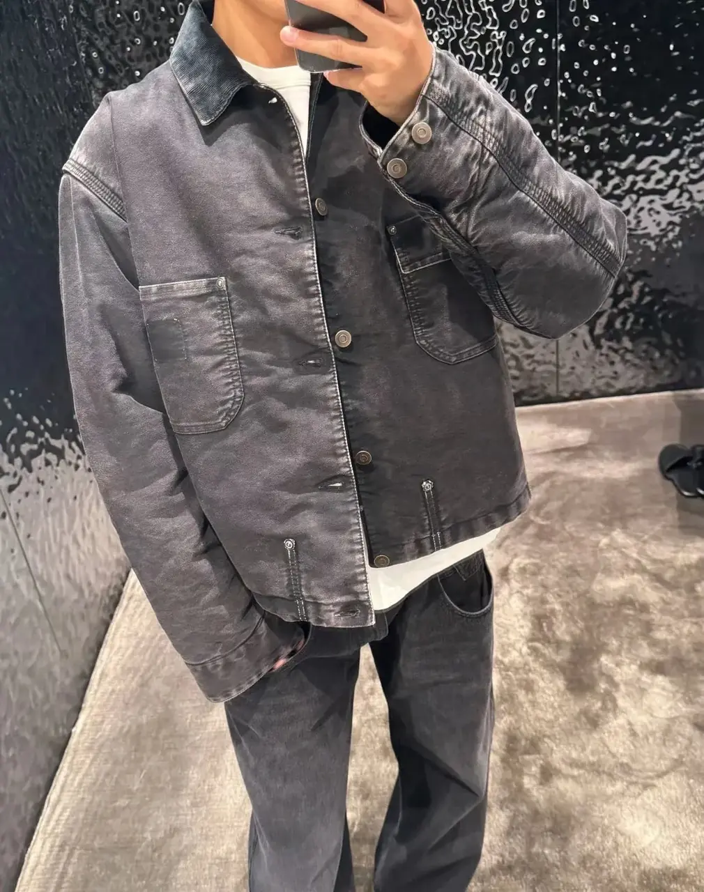 【現貨】Maison Margiela 25FW 馬吉拉 水洗做舊棉服外套夾克 3M雪麗棉 mm6