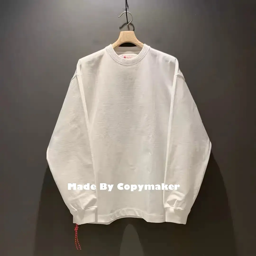 22SS BEAMS JAPAN Loose Stretch L/S TEE 日本製 紅繩 素色 重磅 長袖 T恤