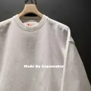 22SS BEAMS JAPAN Loose Stretch L/S TEE 日本製 紅繩 素色 重磅 長袖 T恤：圖片 10