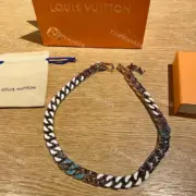 1V 20SS Necklace Chain Links 拼接幻彩 古巴項鍊 鋼項鍊 吊墜 50CM：圖片 3