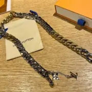 1V 20SS Necklace Chain Links 拼接幻彩 古巴項鍊 鋼項鍊 吊墜 50CM：圖片 10