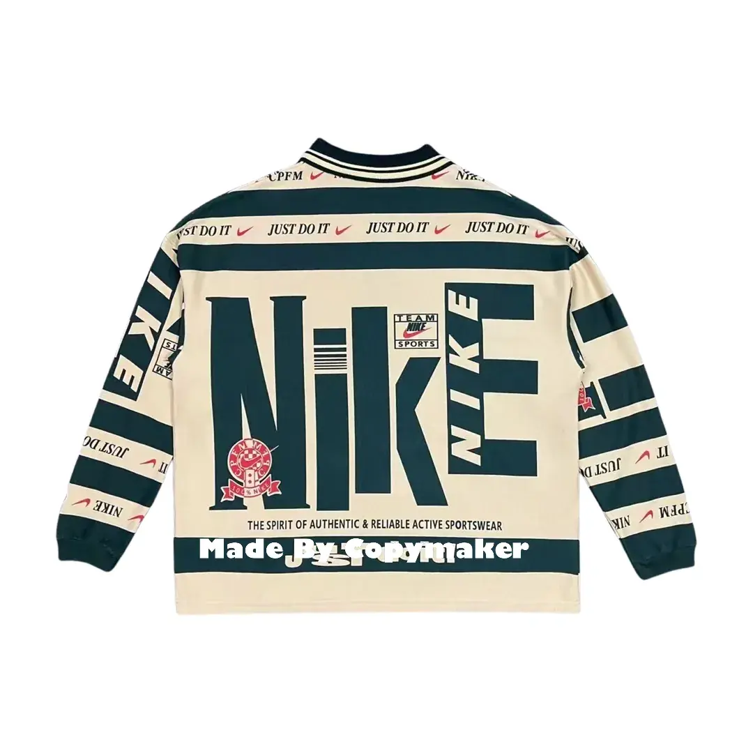 N1ke x CPFM 聯名Go Flea系列 Long-Sleeved Polo Logo 撞色 長袖 Polo衫