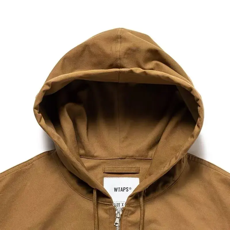 WTAPS 24AW D00M JACKET COTTON TWILL 抽繩復古工裝夾克連帽外套