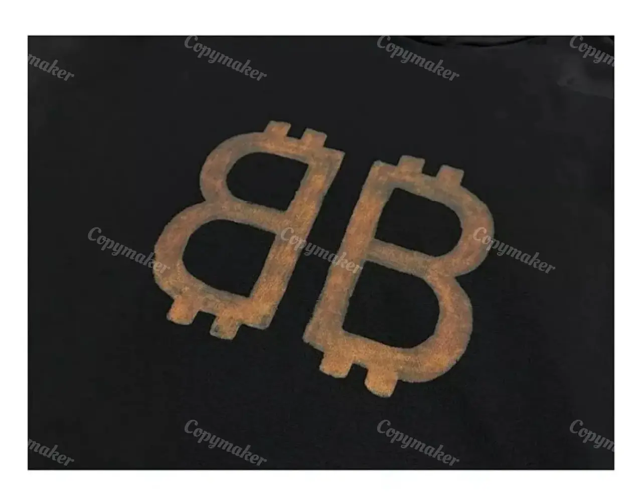 【現貨】巴黎 BLC 23SS 雙B 比特幣 泥染水洗作舊破壞 帽T連帽衛衣帽衫