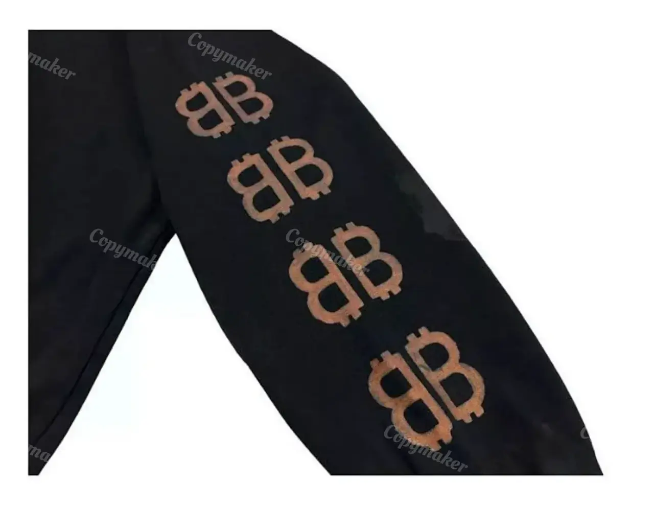 【現貨】巴黎 BLC 23SS 雙B 比特幣 泥染水洗作舊破壞 帽T連帽衛衣帽衫