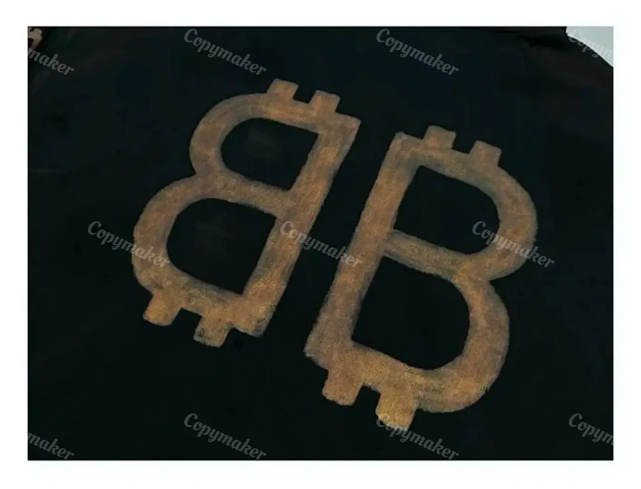 【現貨】巴黎 BLC 23SS 雙B 比特幣 泥染水洗作舊破壞 帽T連帽衛衣帽衫