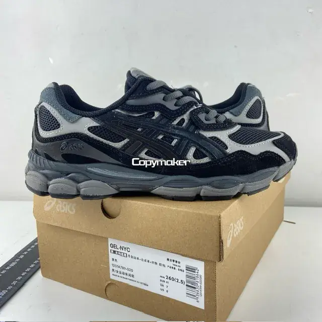 【618新品】【福利回饋】Asics GEL-NYC Y2K 跑步鞋休閒鞋運動鞋 全黑黑魂 1201A789-020