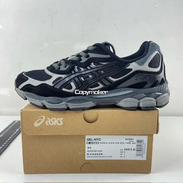 【618新品】【福利回饋】Asics GEL-NYC Y2K 跑步鞋休閒鞋運動鞋 全黑黑魂 1201A789-020