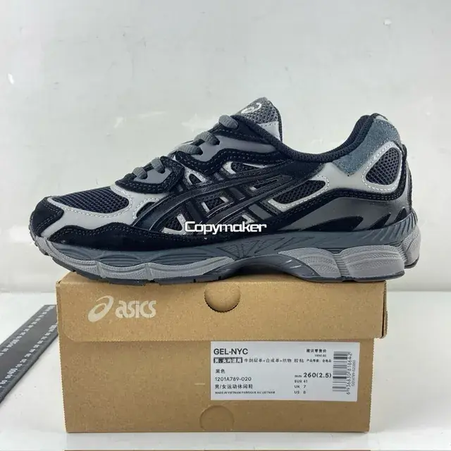 【618新品】【福利回饋】Asics GEL-NYC Y2K 跑步鞋休閒鞋運動鞋 全黑黑魂 1201A789-020