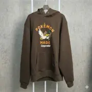【預售】Human Made x POKEMON MADE 25FW 聯名 大蔥鴨印花 寶可夢 連帽衛衣帽T帽衫：圖片 3