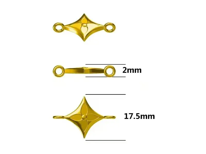 【現貨】【過驗】1V Instinct Bracelet 雙色拼接拼色 黑銀 字母花卉 古巴手鍊手環