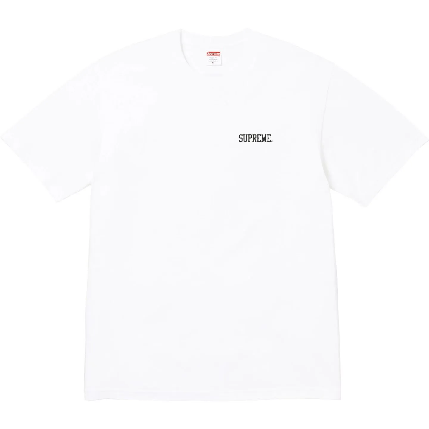 【預售】Sup FW25 WEEK17 Dash Snow Tee 正面小logo後背人物圖像短袖T恤 黑/白