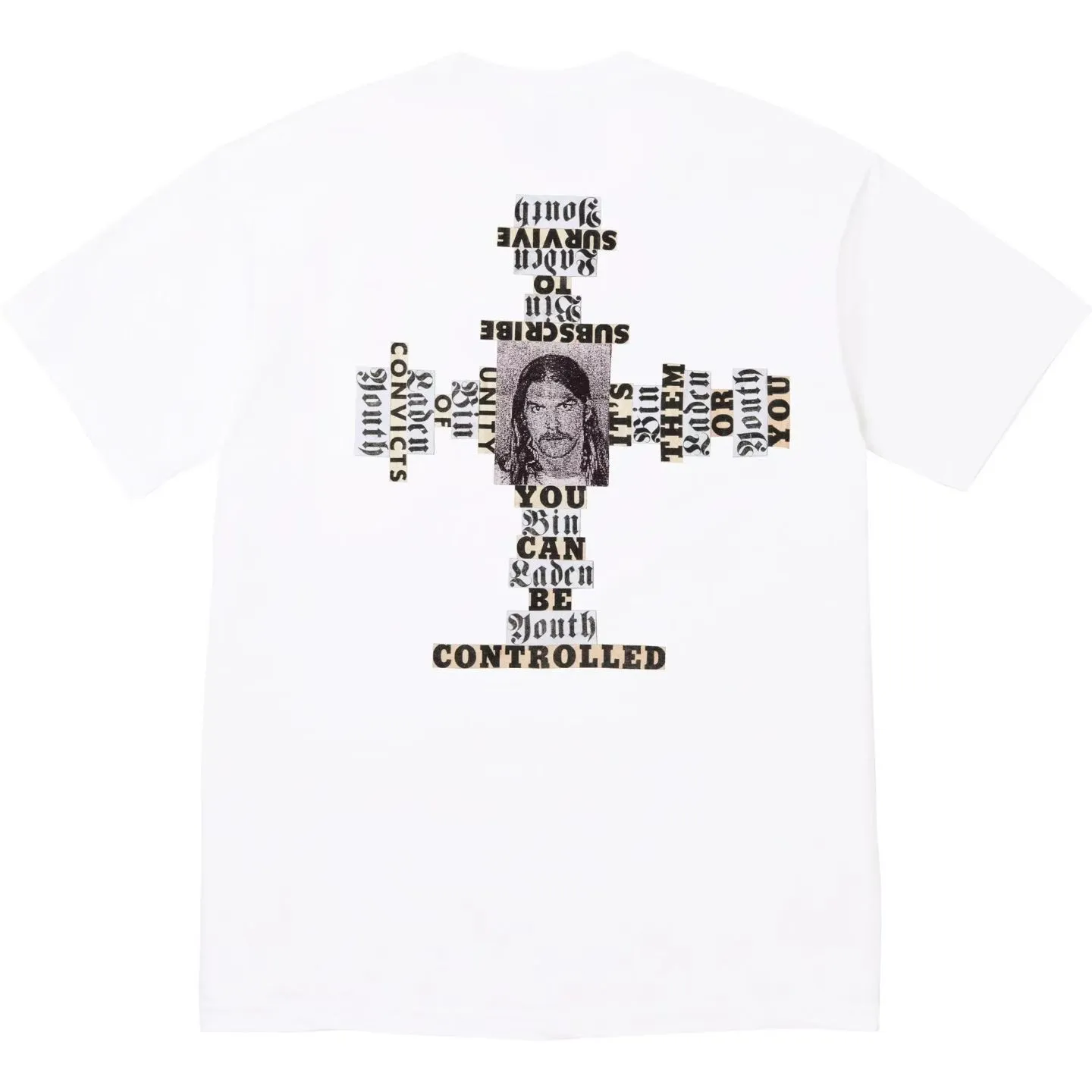 【預售】Sup FW25 WEEK17 Dash Snow Tee 正面小logo後背人物圖像短袖T恤 黑/白