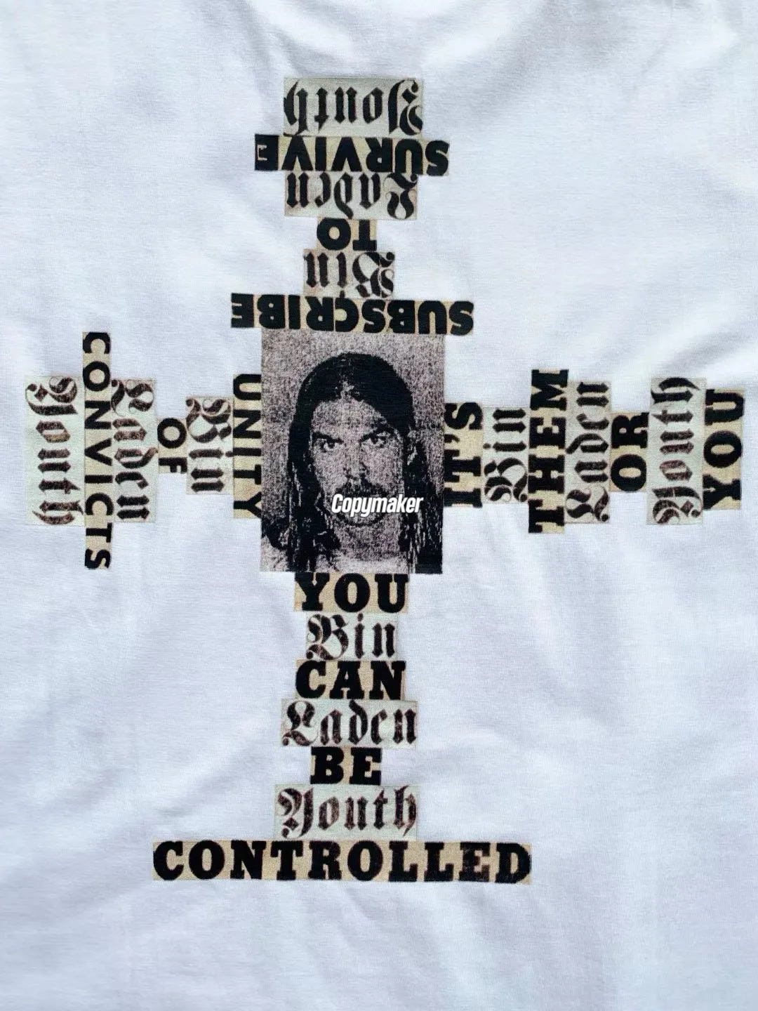 【預售】Sup FW25 WEEK17 Dash Snow Tee 正面小logo後背人物圖像短袖T恤 黑/白