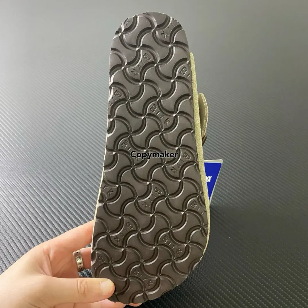 【預售】Birkenstock Boston 麂皮反毛皮 包頭鞋穆勒鞋懶人鞋休閒鞋拖鞋半拖 勃肯 灰褐色