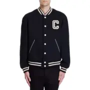 【現貨】CELIN 24SS 大C刺繡logo 背後字母刺繡 棒球外套夾克 羊毛混紡：圖片 4