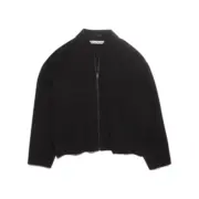 【現貨】Acne Studios 23FW 羊毛混紡 素色簡約 針織拉鍊夾克外套短版：圖片 2