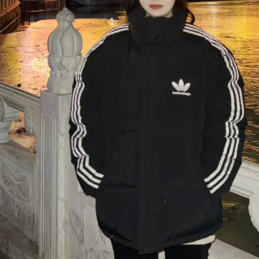 【預售】【2026新年福利】巴黎 BLC x AD 聯名 23SS 三葉草 三道槓 類羽絨棉服夾克外套