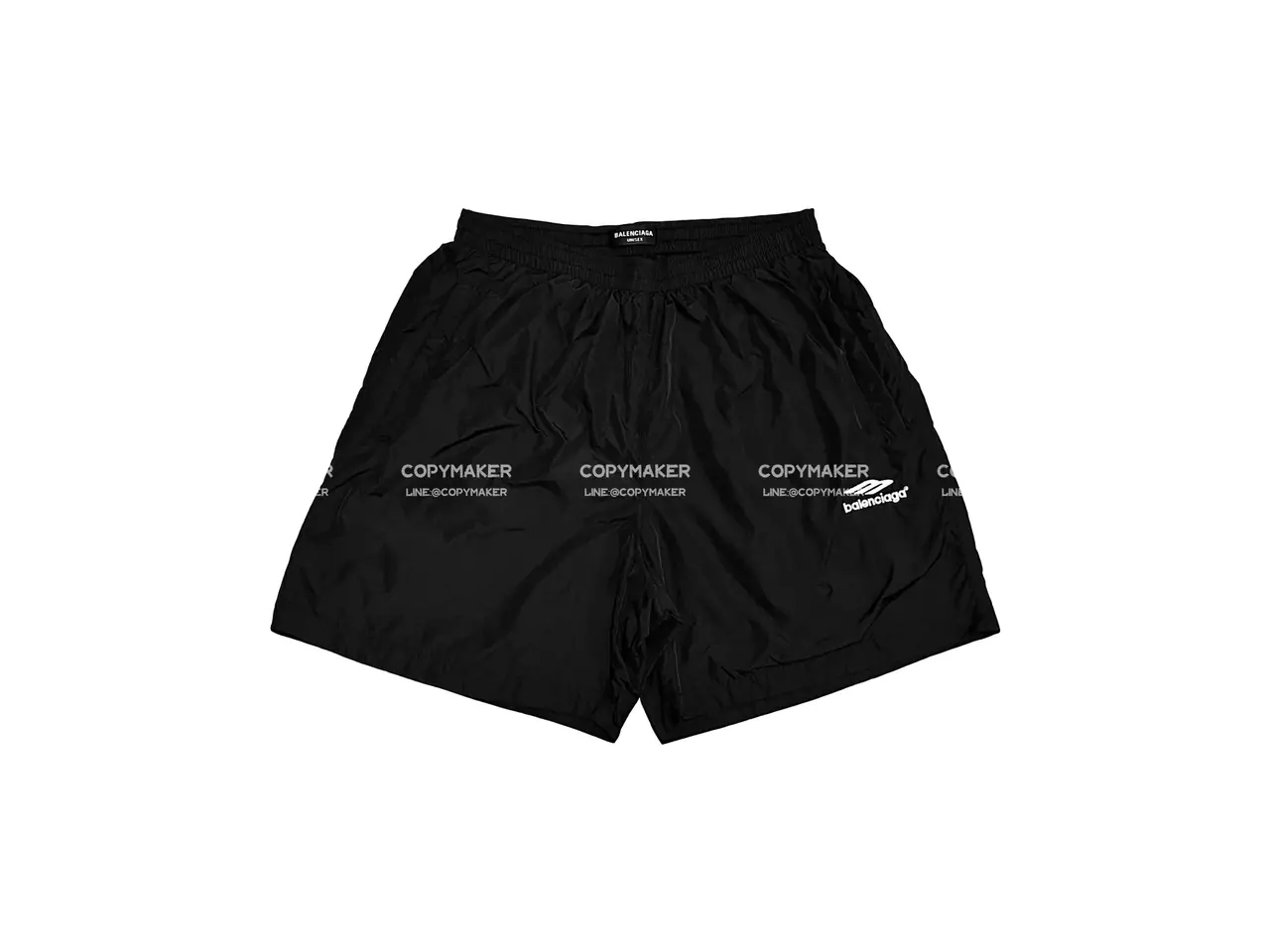 巴黎 BLC 22FW Sporty 3B刺繡 梭織 運動短褲 休閒褲