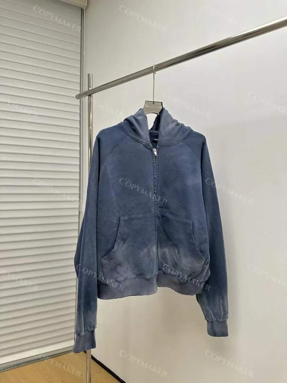 FARFROMWHAT 23SS 素色水洗做舊 連帽外套連帽衛衣夾克 Far Archive