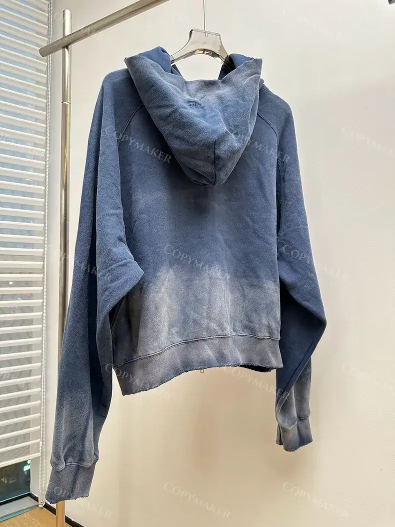 FARFROMWHAT 23SS 素色水洗做舊 連帽外套連帽衛衣夾克 Far Archive