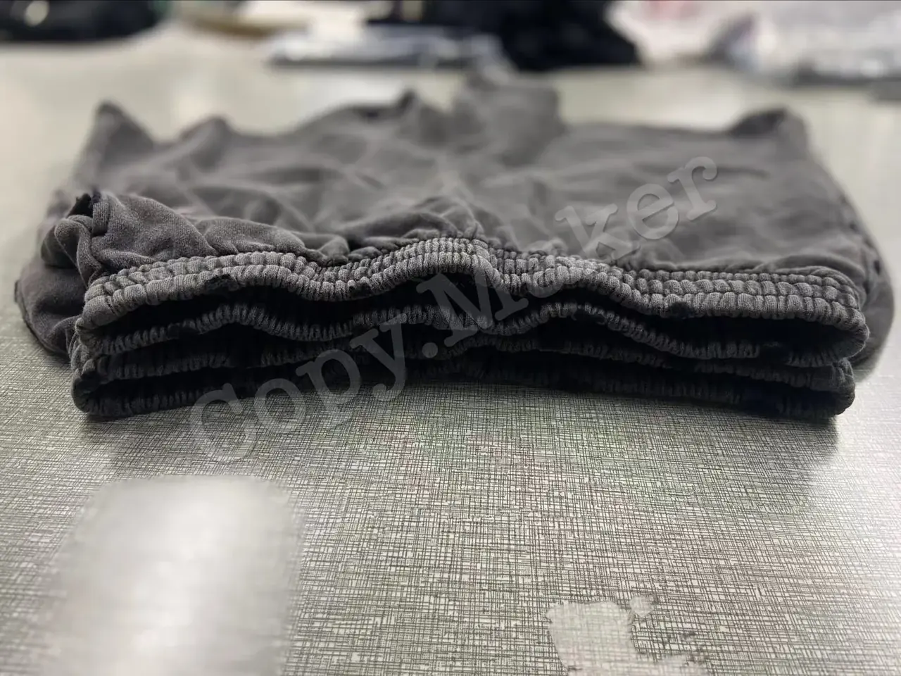 巴黎 BLC 22SS 水洗破壞 刺繡 可樂 短褲 棉褲 運動褲 休閒褲 炒雪花水洗