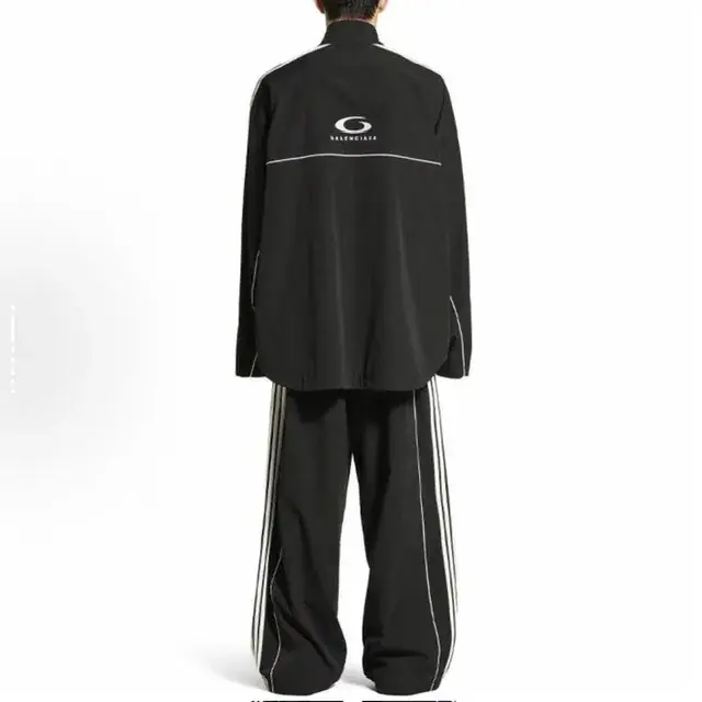 【預售】巴黎 BLC 25FW Tracksuit Loop 循環刺繡 單環 雙頭拉鍊衝鋒衣夾克外套風衣 寬鬆版型